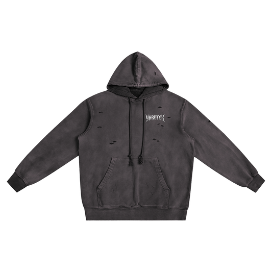 YardTek Distressed Vintage Wash Hoodie