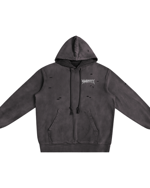 Distressed Vintage Wash Hoodie